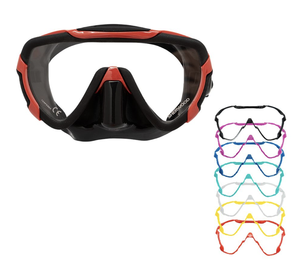 SHERWOOD Mimic Slim Mask w/ 6 Color Inserts