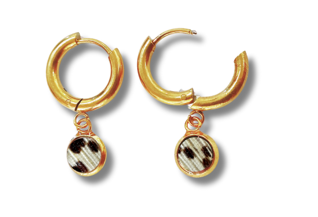 Lionfish Earrings Hoops Pectoral