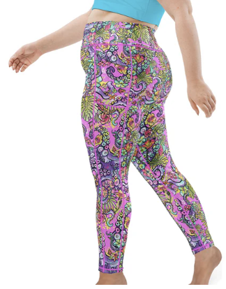 SPACEFISH Octofloral Splatterparty Legging Women