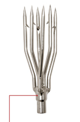 [PX0361] ISC Lionfish Spear Tip - 4.5inch Six-Prong