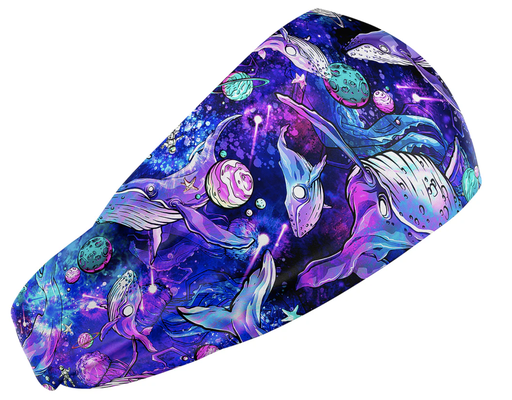 [SFA028HB] SPACEFISH Cosmic Whale Headband