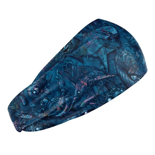 SPACEFISH Clockworks Ocean Headband